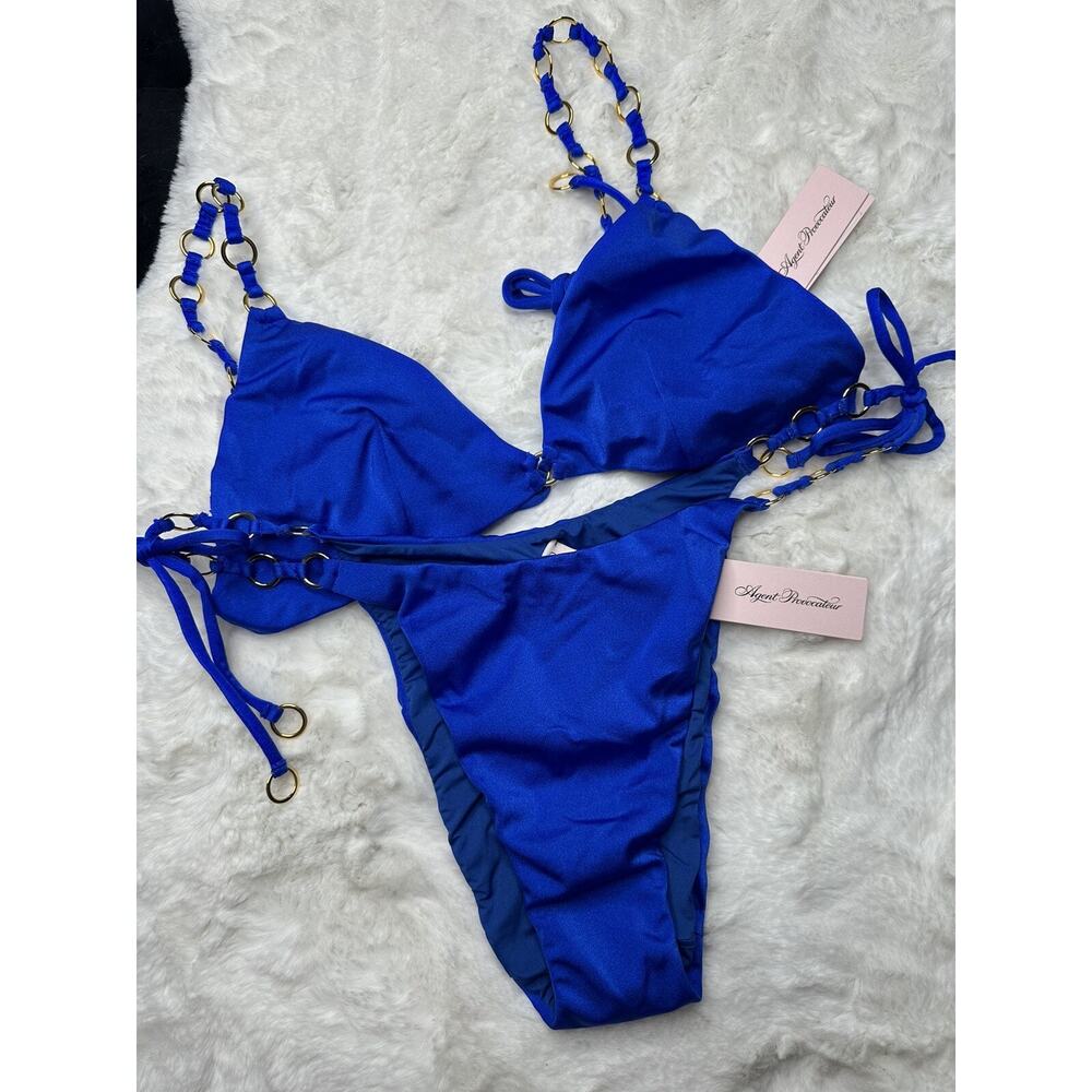 Agent Provocateur ASHIA💙 Blue Bikini Swim Set AP Size 4